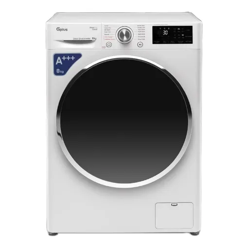 تصویر  ماشین لباسشویی اتوماتیک جی پلاس مدل GWM-M880W ظرفیت 8 کیلوگرم