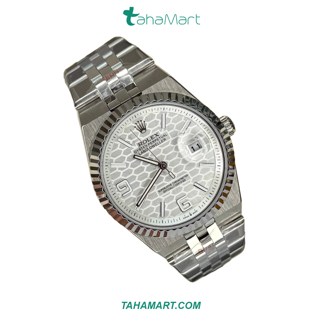ساعت رولکس زنبوری طوسی1 ساعت رولکس سفید | ROLEX - تصویر 1